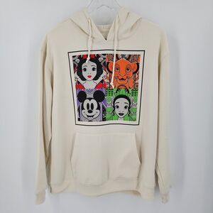 Disney Hoodie Juniors XXL Graphic Sweatshirt Snow White Simba Mickey Mouse Tiana